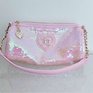 Juicy Couture Iridescent Pink Crossbody Bag
